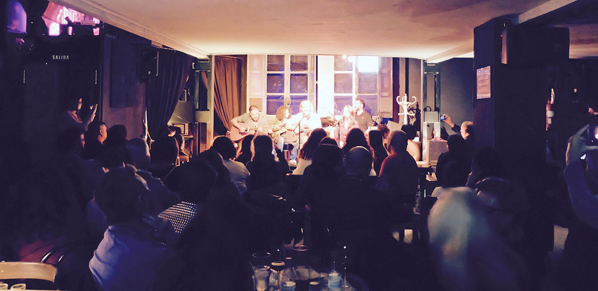 Concierto de Alfonso del Valle, XX aniversario del álbum «En la Carbonería». La Sala, Sevilla, noviembre 2017. Foto: perezventana
