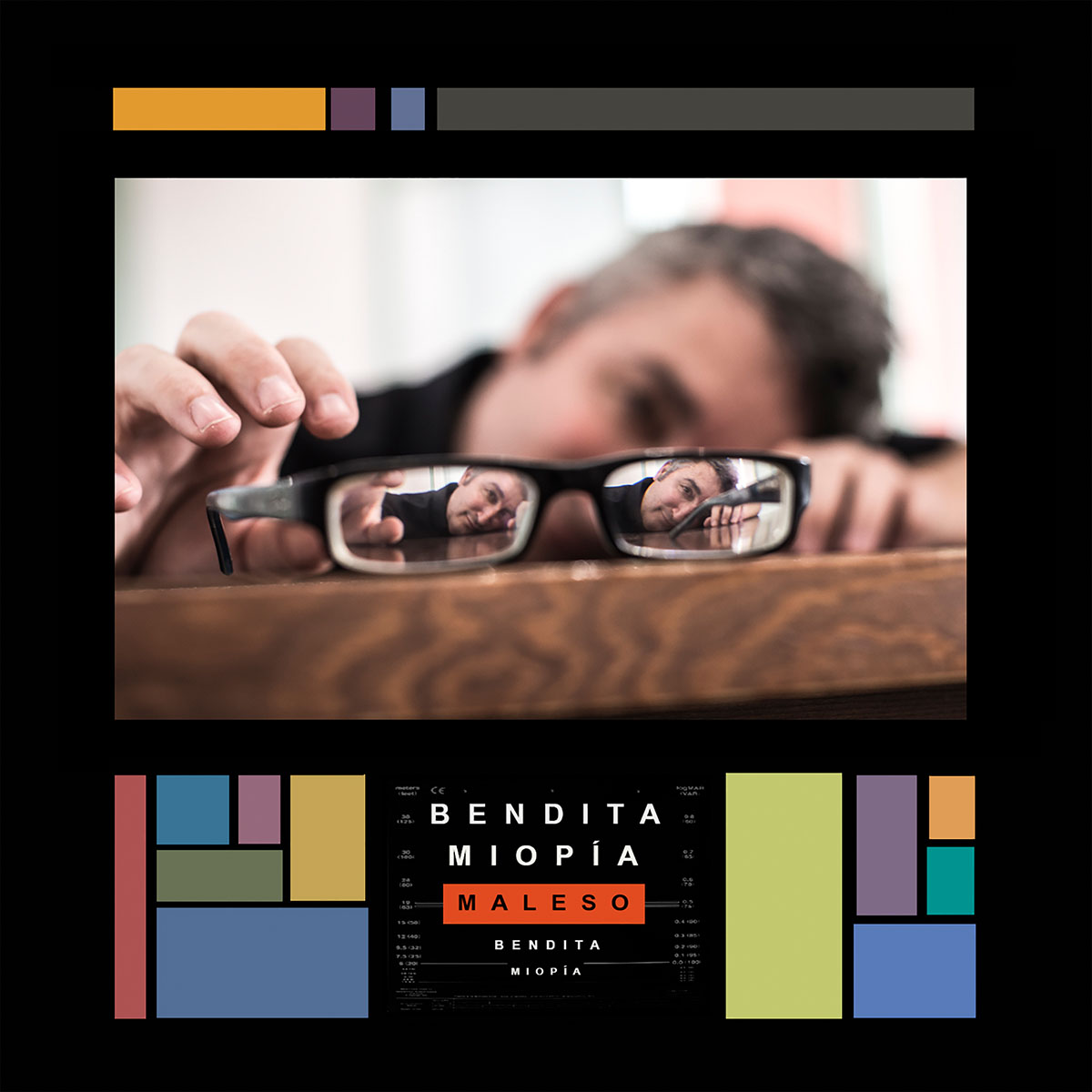 Portada de 'Bendita miopía', noveno álbum del cantautor jerezano Maleso.